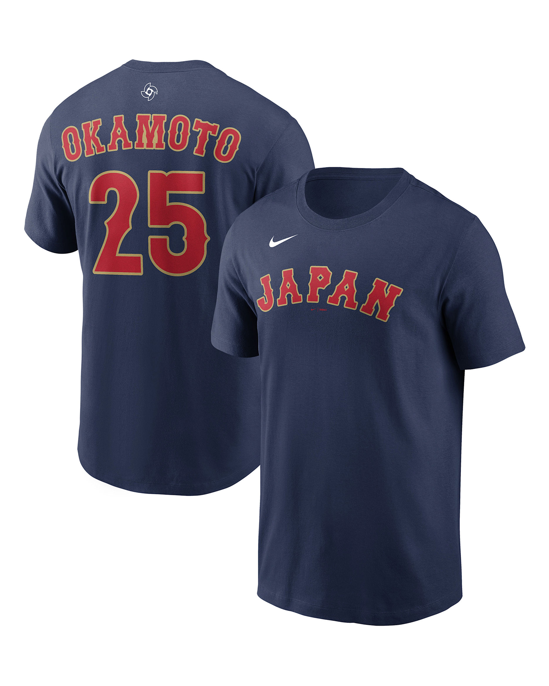 【新品未使用】岡本和真 WBC2026 背番号Tシャツ NIKE公式】岡本 和真 野球日本代表チーム 2026 ワールドベースボール